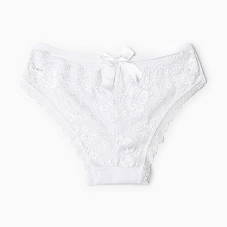 Cowards female brazilians, white color, size 46 (m)-2