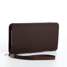 Pearl husband 21.5*11*3 cm, 3 departure, d/cards, d/coins, on lightning, brown