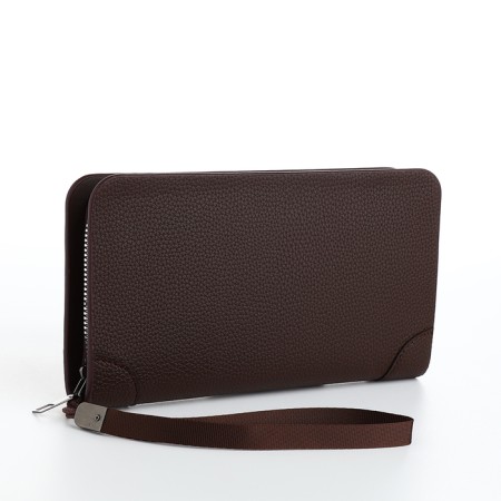 Pearl husband 21.5*11*3 cm, 3 departure, d/cards, d/coins, on lightning, brown