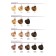 Hair dye OLLIN Professional Megapolis, non -abamic, oil, tone 3/12