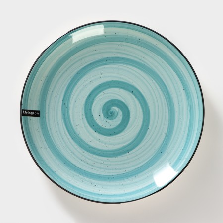 Ceramic Elrington plate “Airgraph. Mint breeze ", d = 27 cm-5