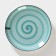 Ceramic Elrington plate “Airgraph. Mint breeze ", d = 27 cm