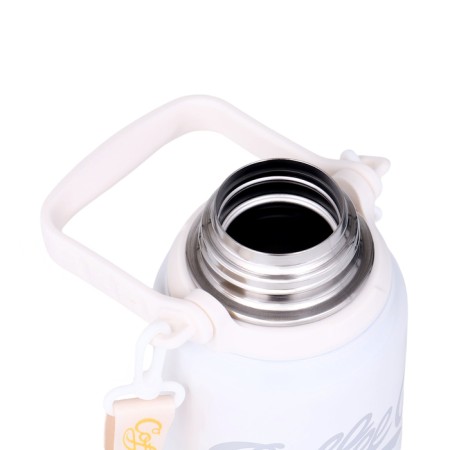 Thermos, 1 l, coffee cup, retains heat 10 hours, white-4