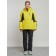 Ski costume female winter, size 50, yellow color