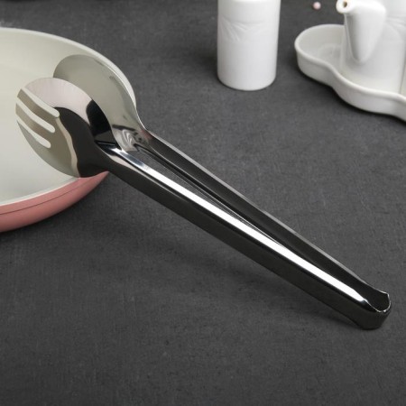 Kitchen forceps, 201 steel, 24 cm