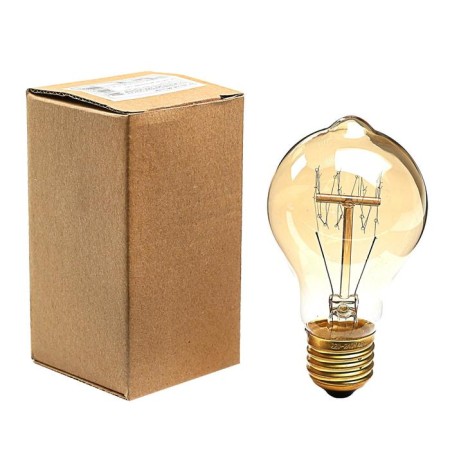 Incandescent lamp Vintage "Pear", A19, 40 W, E27, 230 V, 110x60 mm, warm white-2