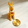 Table decorative stand "Doberman with glasses" 26x46x74 cm