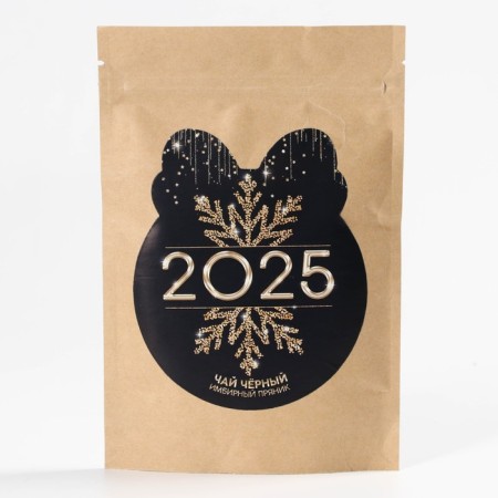 Tea 50 g in Kraft Package "Golden Year"-3