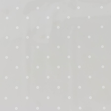 Flower film with white pattern "Flowerers", 0.7 x 7.6 m, 40 μm, 200 g-1