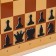 Demonstration chess 61 x 61 cm, on a magnetic board, king 6.4 cm