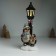 Souvenir Polystone Light "Hedgehogs in winter outfits at the lamppost" 12.5x10.5x31.5 cm