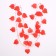 Decor "Girland from the leaves" length - 2.4 m, width - 17 cm, red color