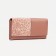Women's wallet on magnets, pink color