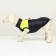Lightning dog jacket, size 8 (ds 23 cm, og 30, Osh 22 cm), blue with yellow