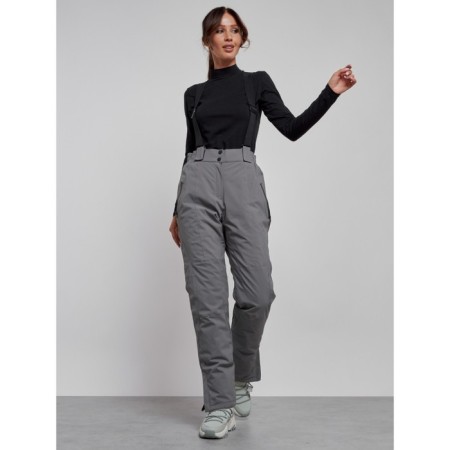 Ski costume female winter, size 50, color gray-16