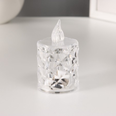Nightlight "Crystal candle" LED 0.3W 4x4x6.5cm