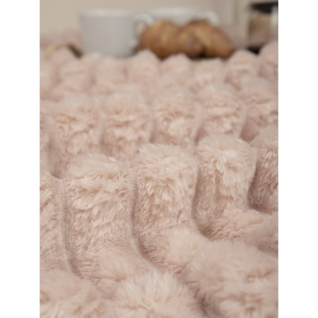 Texrepublic blanket, size 150x200 cm, pink color-6