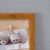 Photo frame plastic in 8 photos 9x13 cm "Craft" with clothespins 50x40x1.2 cm