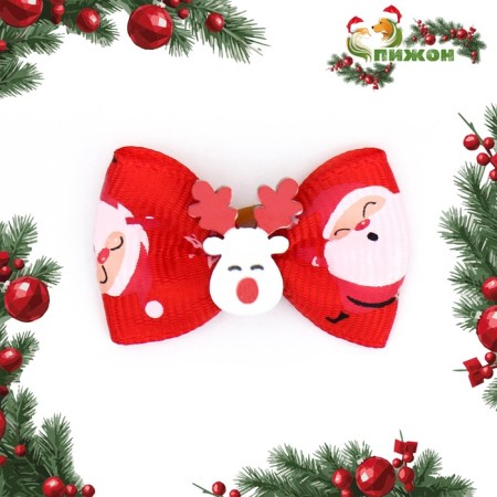 New Year's gum "Deer", red