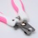 Clawers of the side "Harmony", a hole of 8 mm, pink