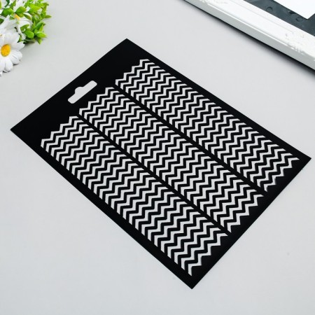 Plastic stencil "net" 20x29cm-1