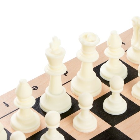 Chess tournament 43 x 43 cm, plastic figures, King H-9 cm, pawn h-4.1 cm-3