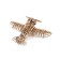 Wooden Model 3D, Ewa, Airplane with a motor