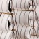 Ship "Medusa" three -masted with white sails, white sides with stripes, 33*7*32cm