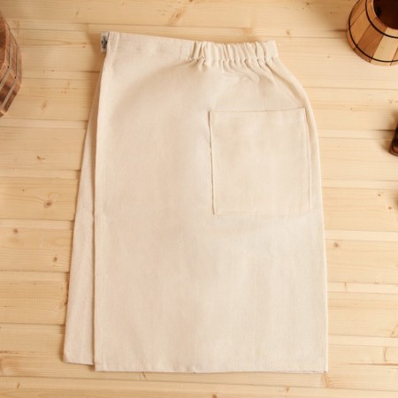 Kilt with a pocket for a bath and sauna, 150x69 cm, canvas, 230g/m-1