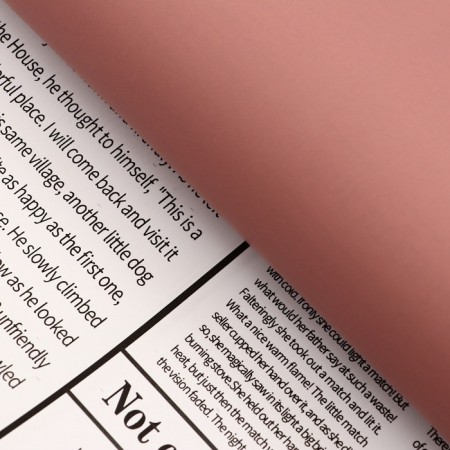 Matal film double -sided "newspaper" red, 0.58 x 0.58 m-2