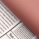 Matal film double -sided "newspaper" red, 0.58 x 0.58 m