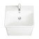 Tumbing under the Aquaton Skandi sink, 55 cm, white matte, white glossy