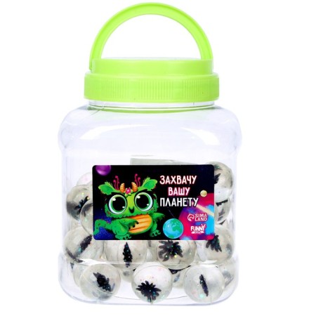 Rubber ball “I will capture your planet”, in a bank, 50 pcs-4