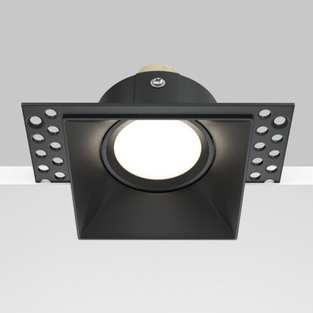 The built-in lamp Technical DL042-01-SQ-B, 1x50W, 11.2x9x4.2 cm, GU10, Black Color Black-4
