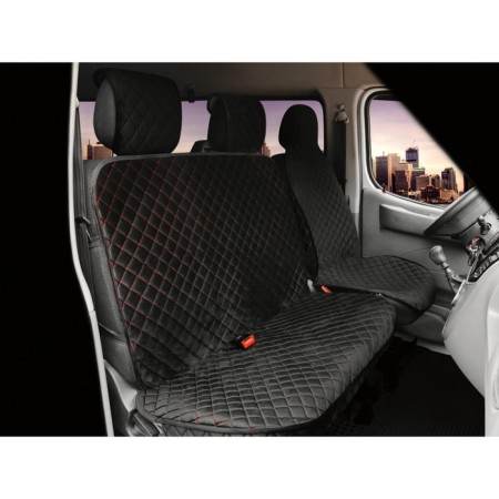 Front seats Carfashion Transit Van, Black/Black/Red Color