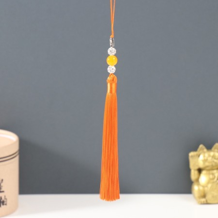 Textile suspension, metal "Butterfly" orange 1x1.2x16.5 cm-1