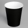 Black paper glass "Black" for hot drinks, 250 ml, diameter 80 mm