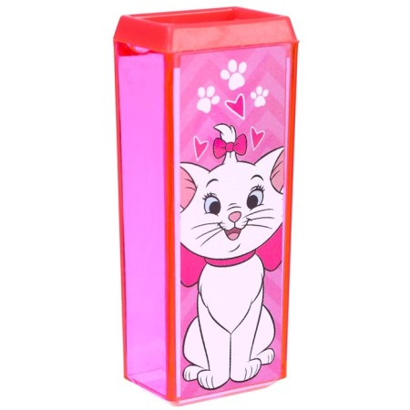 Plastic rectangular sharpener, aristocrats cats-2