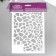 Plastic stencil "spotted pattern" 24x16 cm