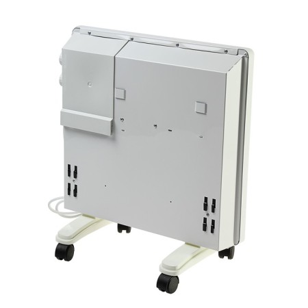 Resanta heater OK-100, convector, 1000 watts, 10 m², wheels, white-2