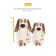 Soft toy "Bartholomew in a multi -colored T -shirt", 33 cm