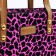 Bag Female Tout with zipper, pink color