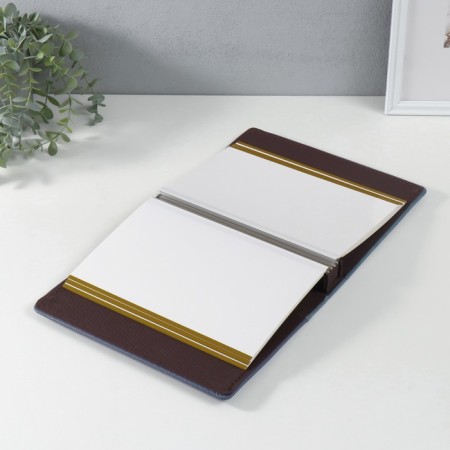 Photo album magnetic 20 sheets "Indigo" leatherette 4x20.3x26.2 cm-2