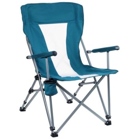 Tourist chair Maclay, with a cup holder, 64x42x93 cm, color cyan-5