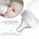 Silicone nipple on a bottle, wide throat, anti -br.