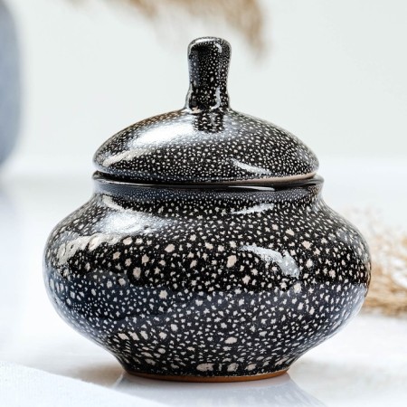 Sugar "Ornament" 0.35l / 11x11cm, marble