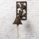 Bell souvenir cast iron "Two birds on the branch" 24x15.5x11 cm