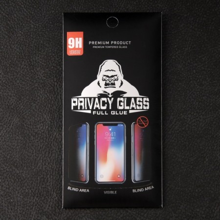 Protective glass for the iPhone 13 Pro Max/14 Plus, Antishpion, 9h, 0.33 mm, black frame-2