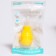 Children's nasal aspirator, with a cap, yellow color