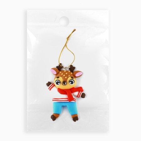 Suspension on the Christmas tree "Reflair", 6 x 9.3 cm-4